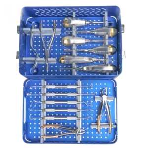SURGINEXA Instruments chirurgicaux dentaires pour petits animaux, ensemble de 15 pièces en acier inoxydable avec boîte - Product Image 1