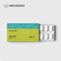 Boîte en papier blister personnalisée, imprimée, gaufrée et enduite de protection UV pour médicaments et compléments alimentaires |   Emballage de manchon recyclable et respectueux de l'environnement