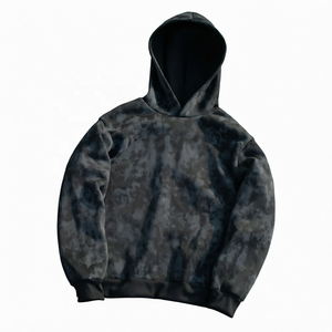 Sudadera con Capucha de Invierno Personalizada con Logotipo, 100% Algodón Francés, Tie-Dye Degradado, con Bolsillo, Unisex, Estilo Urbano - Product Image 1