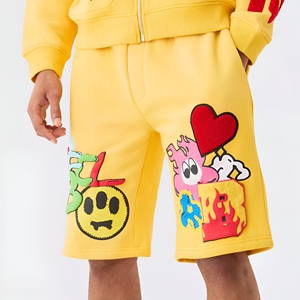 Conjunto de Sudadera con Capucha y Pantalones Cortos de Forro Polar para Hombre, Ropa Deportiva Informal, Corte Holgado, Ropa de Invierno, Logotipo Personalizado, Venta al Por Mayor - Product Image 5