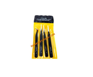 SUNTOOLS/STIPL Quartz Ensemble de 4 pinces antimagnétiques et anti-acides en acier inoxydable pour la fabrication de bijoux et la précision DIY - Product Image 2