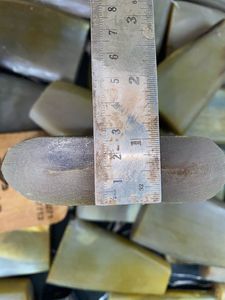 Mango de cuchillo de cuerno de búfalo 100% natural, hecho a mano, duradero, forma natural, artesanía BURAQ - Product Image 5