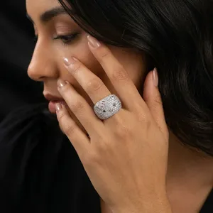 LAX DIORE JEWELS Premium Cute Cartoon Golden Cat <b>Ring</b> 925 Silver Micro Insert Diamond Light Luxury Fashion Women & Men Daily - Product Image 1