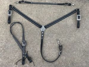 Hot Sale Handmade Western Headstall for Horses Durable Leather Browband Bridle with <b>Engraved</b> <b>Tooling</b> Available for Bulk Quantity - Product Image 3