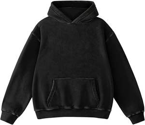 Sudadera con Capucha de Forro Polar para Hombre, de Alta Calidad, Ecológica, de Poliéster/Algodón, con Cierre, para Invierno, Corte Regular, Color Sólido, de Secado Rápido, Bordada - Product Image 5