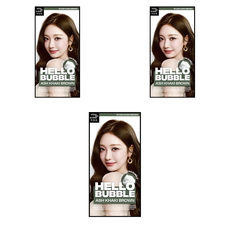 Mise-en-scene Hello Bubble Tinta per Capelli Marrone Cenere Khaki, Confezione da 3 - Prodotto Scontato - Product Image 1