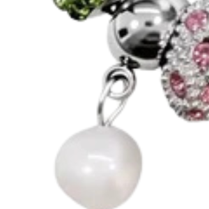   Pulsera de Perlas Elegante para Mujer, Color Rosa, Verde y Dorado, Joyería de Moda, Accesorio de Muñeca con Estilo, Premium - Product Image 4