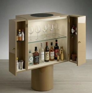 Mueble Bar Moderno de Lujo con Panel de Madera, Diseño Personalizable, Acabado en Pintura PU, 5 Compartimentos o Más, Ecológico y Duradero - Product Image 5