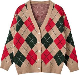 Suéter de punto holgado para mujer, estilo A-Line - Jersey de invierno holgado - Prenda de moda femenina suave y transpirable - Product Image 1