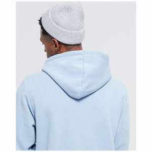 Sudadera con capucha básica para hombre, estilo streetwear, de forro polar, cómoda, informal, para uso diario, ajuste relajado y ajustable. - Product Image 5