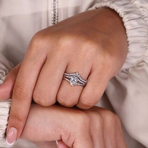 Bague unisexe en or blanc 14 carats plaqué rhodium avec diamant de laboratoire ovale de 1,70 carat certifié IGI, idéale pour les fiançailles – Meilleure vente - Product Image 4