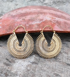 Pendientes de Latón de Diseño Plano, Estilo Moderno, Color Sólido, Artículo de Venta al Por Mayor de Fábrica, Pendientes de Latón Personalizados - Product Image 1