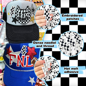 Écusson brodé 3D personnalisé à thermocoller ou à coudre pour vêtements, casquettes, sacs, vestes – Patch brodé sur mesure de haute qualité - Product Image 5