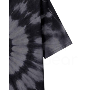 Camiseta de Manga Corta con Cuello Redondo y Estampado Tie-Dye para Hombre, Informal, de Punto, Corte Regular, 100% Algodón - Product Image 6