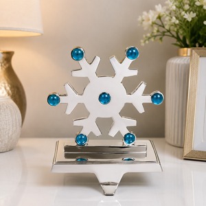 Luxury <b>Christmas</b> <b>Stocking</b> <b>Holder</b> with Antique Finish Fireplace Mantel Hook for Seasonal Home Decor and Festive Celebrations Use - Product Image 1