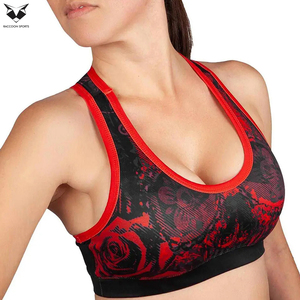 Soutien-gorge de sport sans couture à maintien élevé, vêtements de sport par sublimation, vêtements de fitness pour femmes, tenue de yoga, soutien-gorge de sport respirant et uni - Product Image 3