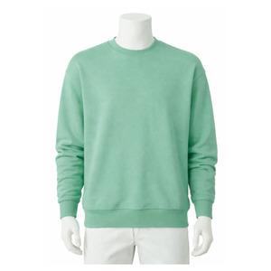 เสื้อฮู้ดซิปผู้ชายสำหรับฤดูใบไม้ร่วง ผ้าฝ้าย 100% ระบายอากาศได้ดี แขนยาว คอกลม ทรงโอเวอร์ไซส์ พิมพ์ลายพัฟฟ์ แบบสั่งทำได้ - Product Image 6
