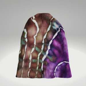 Bonnets d'hiver unis de haute qualité, avec logo brodé personnalisé, bonnets tricotés côtelés, bonnets tie-dye pour hommes et femmes - Product Image 6