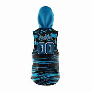 Tenue d'équipe 7 contre 7 personnalisée en tissu extensible 100 % polyester doux au toucher, imprimé avec variation de tons, respirante et anti-UV - Product Image 5