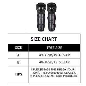 Genouillères de moto professionnelles réglables pour hommes, protection contre le vent, respirantes, absorption des chocs - Product Image 5