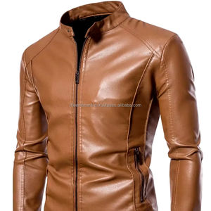Vestes en cuir de qualité supérieure à prix Offre Spéciale pour les hommes Nouveau style Meilleur design Vestes en cuir personnalisées à la mode - Product Image 1