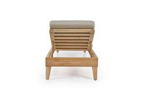 Fauteuil inclinable en teck haut de gamme Skye pour les espaces extérieurs des villas et des hôtels - Product Image 2