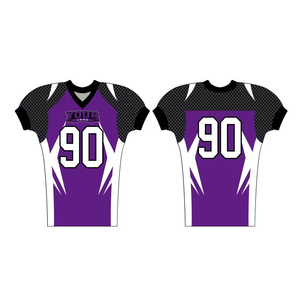 Latest Design Youth American Football Uniform Breathable Jersey Wholesale Team Sportswear - Product Image 2