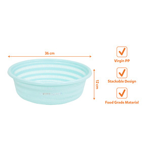 Panier de rangement multi-compartiments pour organiser les fournitures ménagères et les essentiels quotidiens avec des poignées de transport faciles - Product Image 3