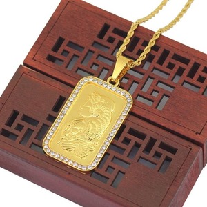 Custom Hip Hop <b>Rapper</b> Iced Out Necklace Gold Women Pendant Jewelry - Product Image 4