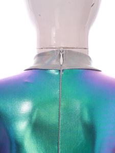 Disfraz de alienígena para niños de 6 a 16 años, traje de cosplay con diadema para el pelo, disfraz para fiestas de disfraces, carnaval, actuaciones en escenario - Product Image 3