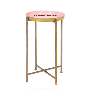 Hot Selling Black & <b>Silver</b> Color Unique Designer Base Stand Attractive Look Home Hotel Living Room <b>Coffee</b> And Side <b>Tables</b> - Product Image 2