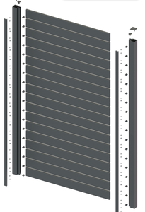 6000 Series Slat Gate Side Frame <b>Kit</b> with <b>Welding</b> for Custom Gaps and Slat Sizes - Product Image 4