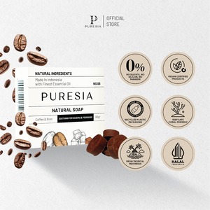 Savon en barre Puresia, savon médicinal naturel 90g pour soulager l'eczéma et le psoriasis, mousse douce, adapté à tous les types de peau, fabriqué en Indonésie - Product Image 2