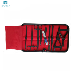 Ensemble d'instruments chirurgicaux 12 pièces en acier inoxydable, outils de dissection pour étudiants en médecine, formation en laboratoire, kits de dissection - Product Image 2
