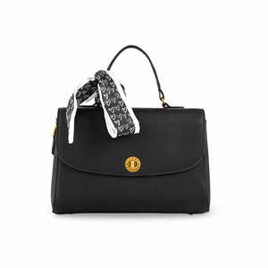 Bolso de hombro negro formal para hombre P36299 - Product Image 3