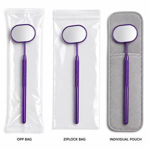 Espejo de Inspección Telescópico Morado con Agarre Texturizado y Superficie Reflectante Ovalada - Product Image 6