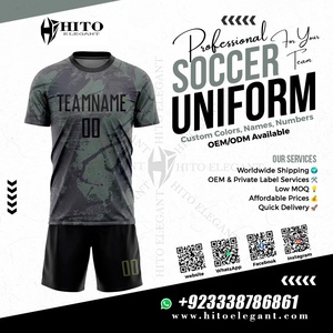 Derniers ensembles de maillots de football Uniformes d'entraînement pour la course à pied Vêtements de sport pour équipes Maillot de football Maillot de football - Product Image 5