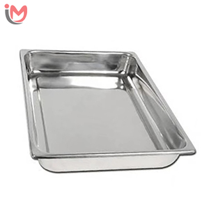 Plateau d'instruments médicaux manuel réutilisable en acier inoxydable, plateau de stérilisation chirurgical pour usage hospitalier et en laboratoire - Product Image 1