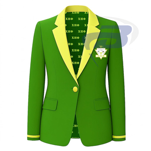 Blazer de Negocios de Un Solo Botón Chi Eta Phi Sorority, Abrigo Formal Premium de Corte Moderno con Forro, Chaqueta de Esmoquin para Mujer - Product Image 1