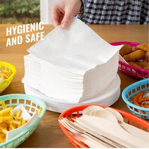 Soft Recycled Paper Napkins 3 Ply Dinner Disposable Paper Napkins High Quality Disposable Table Napkins Supplier - Product Image 3