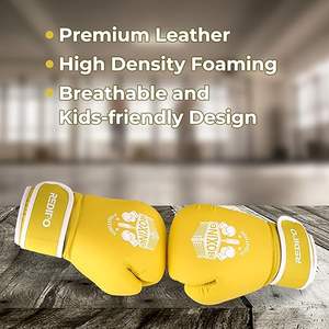 Guantes de Boxeo de Cuero Genuino - Alta Calidad, Absorben la Humedad, Color Personalizable, Logotipo Personalizable, Etiqueta Privada, Talla Personalizable, OEM/ODM - Product Image 2