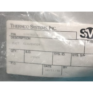 SVG thermco 104083-01ท่อ, Scavenger, อุปกรณ์เซมิคอนดักเตอร์มรดกระดับโลกที่155443เชื่อถือที่ - Product Image 3