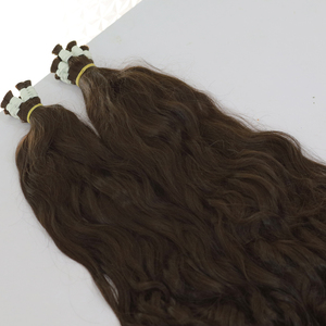 Extensiones de cabello europeo real 100 gramos 4A-Grade Trama humana teñida precio para salones en todo el mundo - Product Image 1