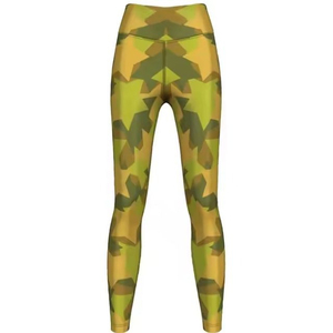 Leggings mi-mollet tricotés pour femmes, dernière conception, vente en gros, sans couture, en Spandex et Polyester, séchage rapide, sublimation, respirants, légers - Product Image 6