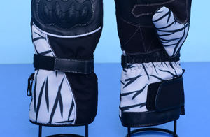 Gants de moto unisexes en cuir véritable pour l'hiver, protection complète des doigts, protection des articulations, écran tactile, imperméables, respirants - Product Image 6