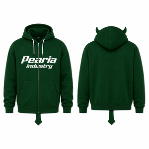 Green Solid Winter Hooded Zip-Up Fleece Tracksuit <b>Jacket</b> for <b>Men</b> with Regular Fit and Front Logo Pocket - Product Image 4