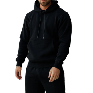 Chándal de Forro Polar de Algodón Grueso para Hombre, para Invierno |   Ropa Urbana Unisex Personalizada con Estampado y Bordado, Lavada con Piedras |   Casual y Ecológico - Product Image 2