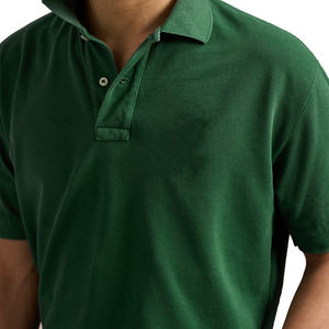 Meilleures ventes : T-shirt décontracté à manches courtes pour homme, coupe originale, maille tricotée respirante, broderie de logo personnalisée OEM - Product Image 5