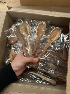 Premium Quality Modern Bamboo Long Handle Spoon Eco-Friendly Natural Wood Cooking Utensil for Camping Export VIETCHOICE - Product Image 5