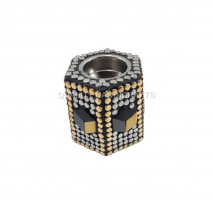 Gran oferta, quemador árabe Bakhoor Oud, todo en uno, incrustaciones de Metal de latón de madera, fabricante indio, difusor de aromaterapia, soporte de incienso - Product Image 1